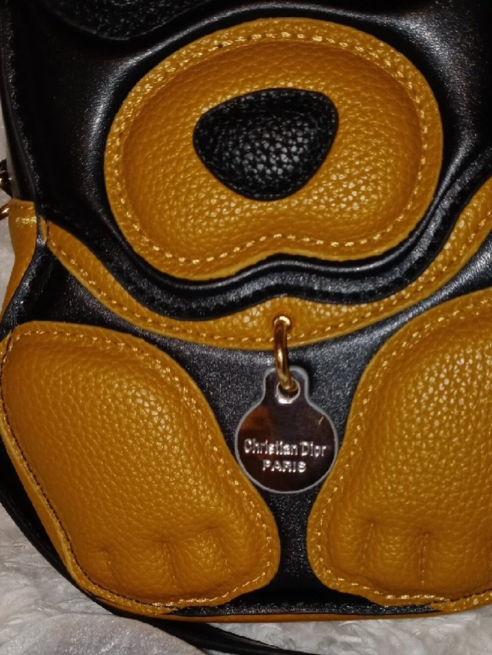 Christian Dior Black  Dog Crossbody Bag - Picture 4 of 12